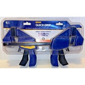 IRWIN QUICK-GRIP Clamps, One-Handed Mini Bar, 6-Inch 4-Pack Model # 1964758